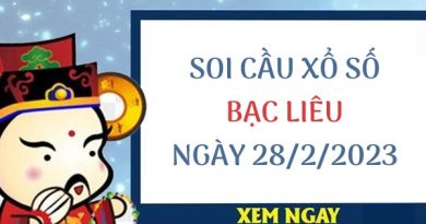 dự đoán bạch thủ xổ số Bạc Liêu ngày 28/2/2023 thứ 3 hôm nay